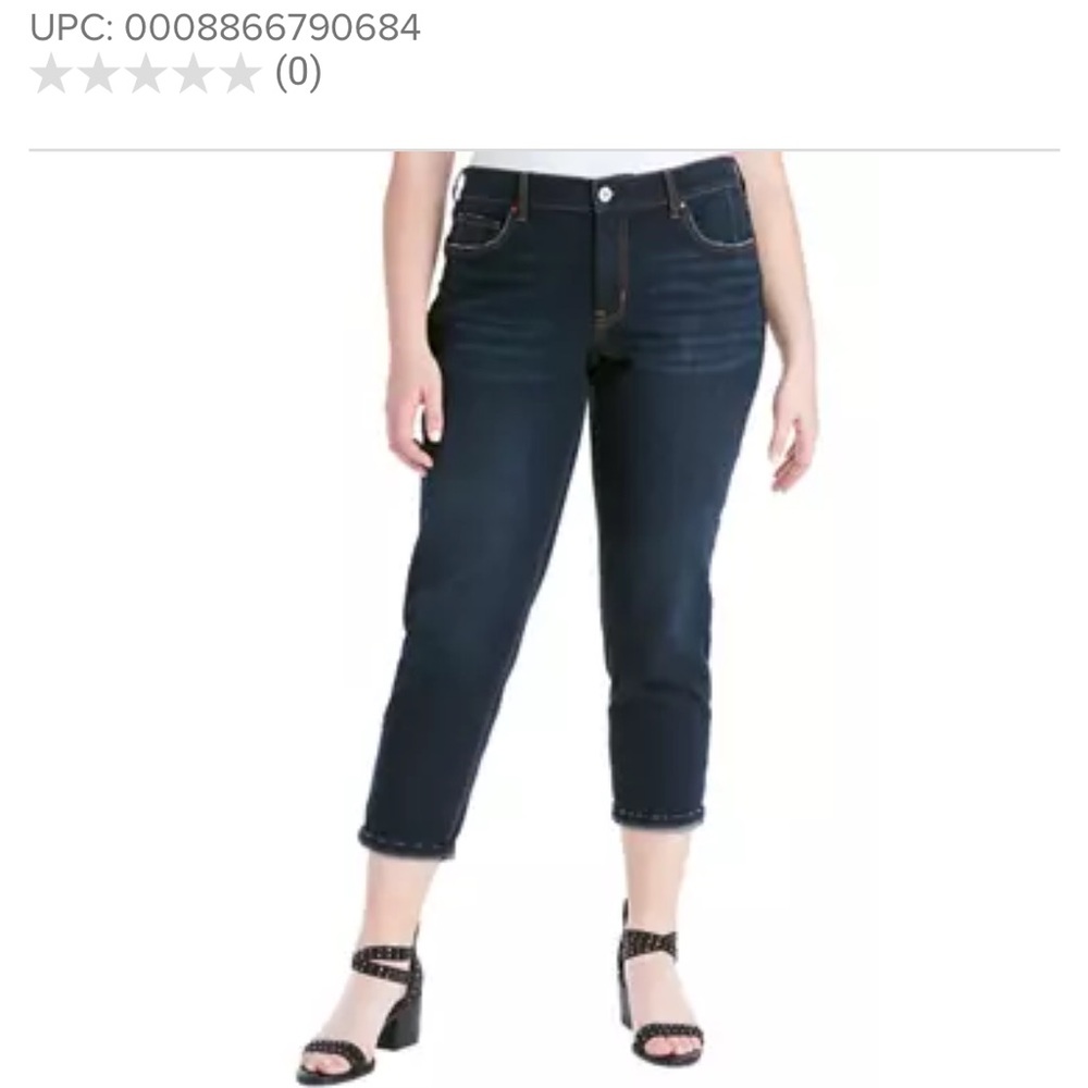 Bundle of Women’s Dark Jeans NWT Jessica Simpson and Jean’s Denim plus sz - Picture 6 of 12